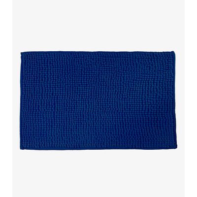 Tapete Pipoca Microfibra 38cm x 58cm Infinita Cor Azul UN / Azul