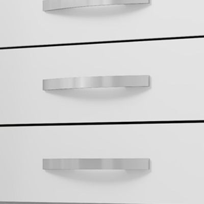 Comoda Sapateira 1 Porta 4 Gavetas 84 Cm Moden 2258 Branco Flex Incp