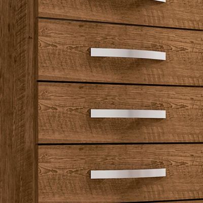 Comoda 5 Gavetas 57 Cm Moden 2259 Malbec Incp