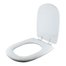 Assento Sanitário Almofadado Paris Branco Para Vaso Ideal Standard