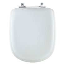 Assento Sanitário Almofadado Paris Branco Para Vaso Ideal Standard