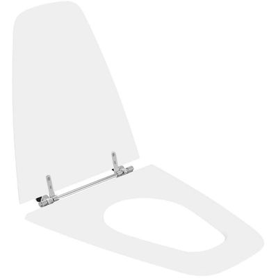 Assento Sanitário Poliester Plaza Branco Para Vaso Ideal Standard