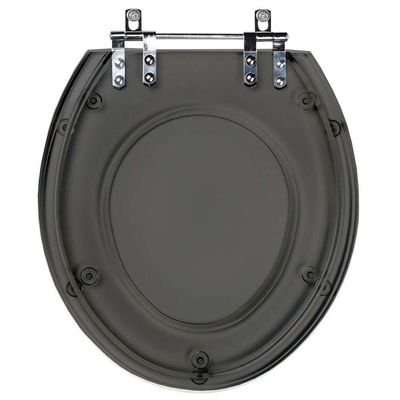 Tampa De Vaso Poliéster Avalon Fumê Transparente Para Louça Ideal Standard