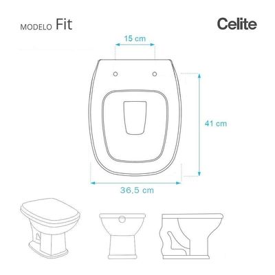 Tampa De Vaso Poliéster Decorada Borboleta Fit Branco Para Louça Celite