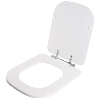 Assento Sanitário Poliéster Axis Branco Para Vaso Deca 6lpf