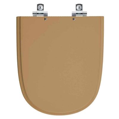 Assento Sanitário Soft Close Ezedra Amendoa Para Vaso Ideal Standard
