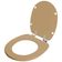 Assento Sanitário Soft Close Ascot Amendoa Para Vaso Ideal Standard