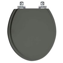 Assento Sanitário Soft Close Evolution Cinza Escuro Para Vaso Santamarina