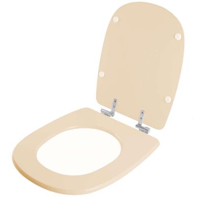 Assento Sanitário Soft Close Paris Visone Para Vaso Ideal Standard
