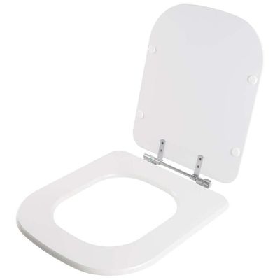 Tampa De Vaso Sanitário Poliéster Lyon Branco Para Bacia Sensea
