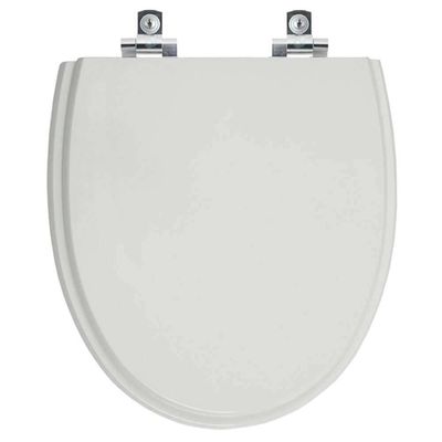 Assento Sanitário Soft Close Eros Cinza Platina Para Vaso Incepa