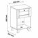 Mesa De Apoio 1 Gaveta 64 Cm 4638 Carvalho Arly