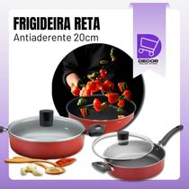 Frigideira Enjoy 20cm Qualidade E Praticidade Com Tampa De Vidro