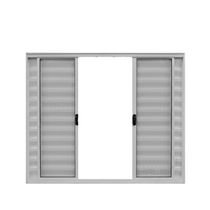 Veneziana 6 Folhas De Correr S/grade 1.00 X 1.50 Alumínio Branco Linha Modular - Hale