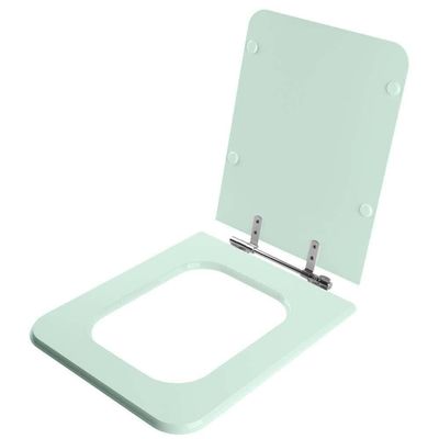Tampa De Vaso Square Verde Claro Para Bacia Incepa Laufen Cidamar