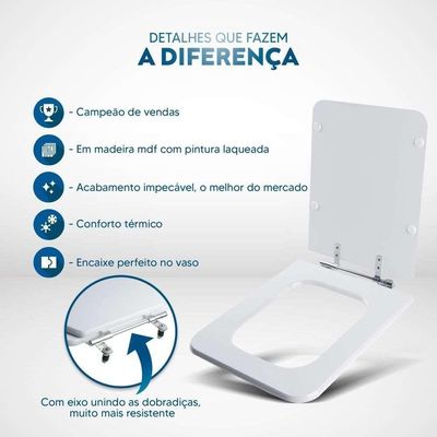 Tampa De Vaso Square Verde Claro Para Bacia Incepa Laufen Cidamar