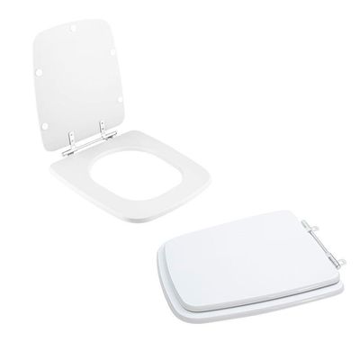 Assento Sanitário Tampa De Vaso Branco Mdf Laqueado Boss Para Bacia Incepa