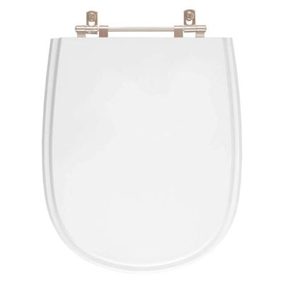 Tampa De Vaso Poliester Paris Branco Para Louça Ideal Standard