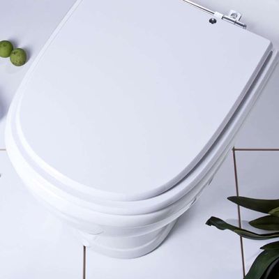 Tampa De Vaso Poliester Paris Branco Para Louça Ideal Standard