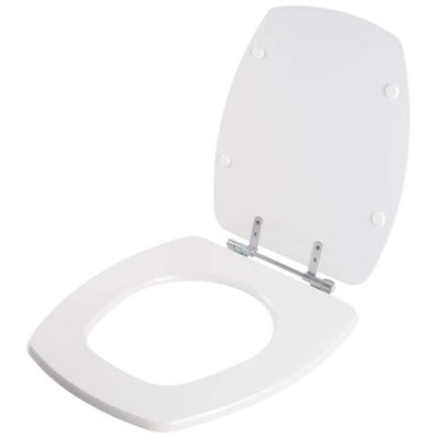 Tampa De Vaso Acrilico Thema Branco Para Bacia Incepa 6lpf