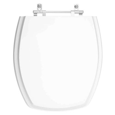 Tampa De Vaso Acrilico Thema Branco Para Bacia Incepa 6lpf