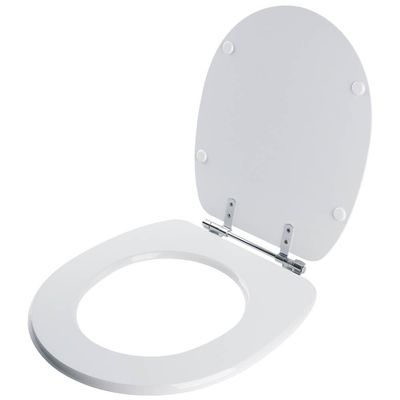 Tampa De Vaso Poliéster Fast Branco Para Bacia Deca