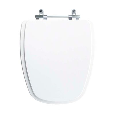 Tampa Vaso Sanitário Madeira Laqueada Optima Branco Para Bacia Sensea