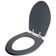 Assento Sanitario Poliester Absolute Cinza Quartzo Para Vaso Ideal Standard