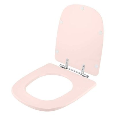 Assento Sanitario Poliester Ibiza Pêssego Rosa Shell Para Vaso Incepa