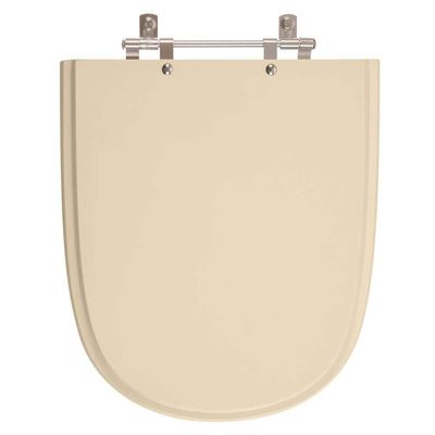 Assento Sanitario Poliester Ezedra Visone (salmao) Para Vaso Ideal Standard