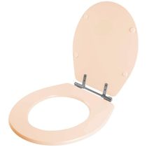 Assento Sanitario Poliester Ravena Rosa Floral Para Vaso Deca