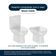 Assento Sanitario Poliester Antibacteriano Smart Branco Para Vaso Celite