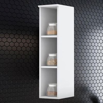 Armario Aereo Com Nicho Mdf 20 Cm Americana C360 Branco Henn