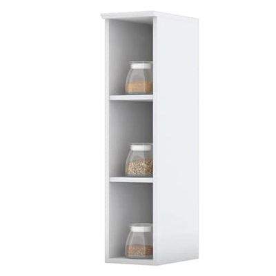 Armario Aereo Com Nicho Mdf 20 Cm Americana C360 Branco Henn