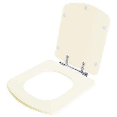 Assento Sanitário Acrílico Bali Bege Para Vaso Incepa