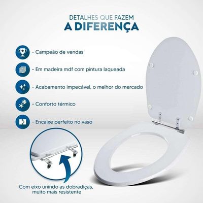 Assento Sanitário Absolute Neve (branco) Para Ideal Standard
