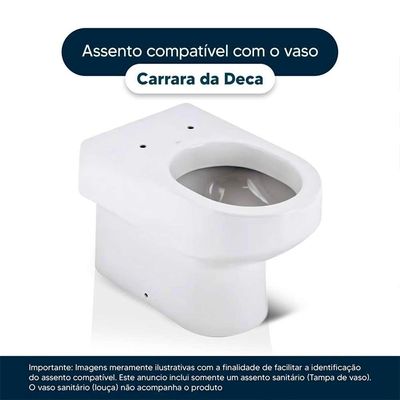 Assento Sanitario Poliester Decorado Borboleta Amarela Carrara Preto Com Ferragem Dourada