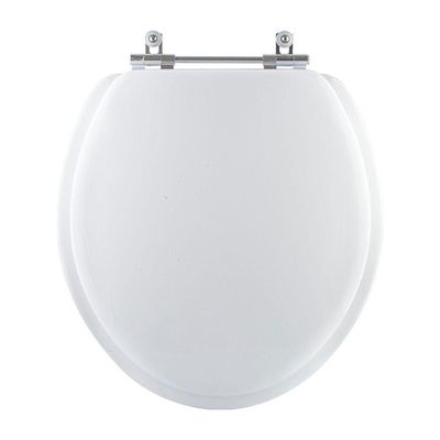 Assento Sanitário Almofadado Carina Branco Para Louça Ideal Standard