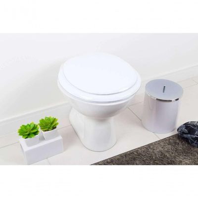 Assento Sanitário Almofadado Carina Branco Para Louça Ideal Standard