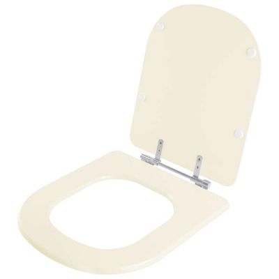 Assento Sanitário Acrílico Etna Bege Para Vaso Icasa