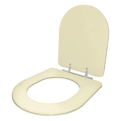 Assento Sanitário Almofadado Oxford Creme (bege) Para Vaso Deca