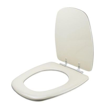 Assento Sanitário Almofadado Monte Carlo Creme Para Vaso Deca