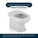 Assento Sanitário Almofadado Monte Carlo Creme Para Vaso Deca