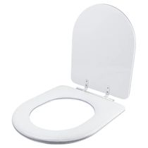 Assento Sanitário Almofadado Levanzo Branco Para Vaso Eternit
