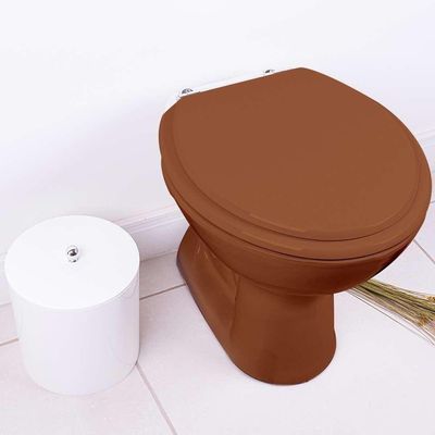 Assento Sanitário Parati Ocre (marrom) Para Vaso Logasa