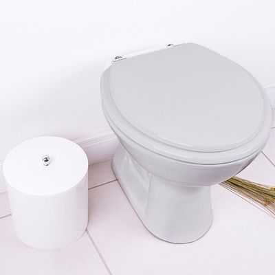 Assento Sanitário Azaléa Cinza Prata Para Vaso Celite