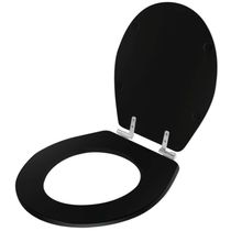 Assento Sanitário Com Amortecedor Studio ébano (preto) Para Vaso Deca