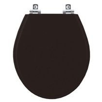 Assento Sanitário Com Amortecedor Studio ébano (preto) Para Vaso Deca