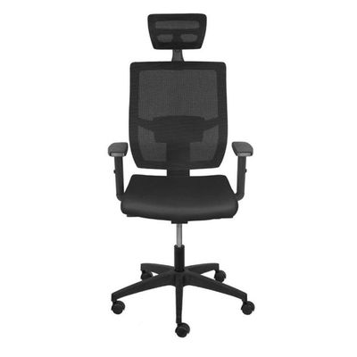 Cadeira Escritório Giratória Nr-17 Presidente Atenas Or Design Tela Mesh Preto Base Rodizio Nylon