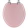 Assento Sanitário Com Fechamento Lento Convencional Oval Rosa Para Todos Os Fabricantes